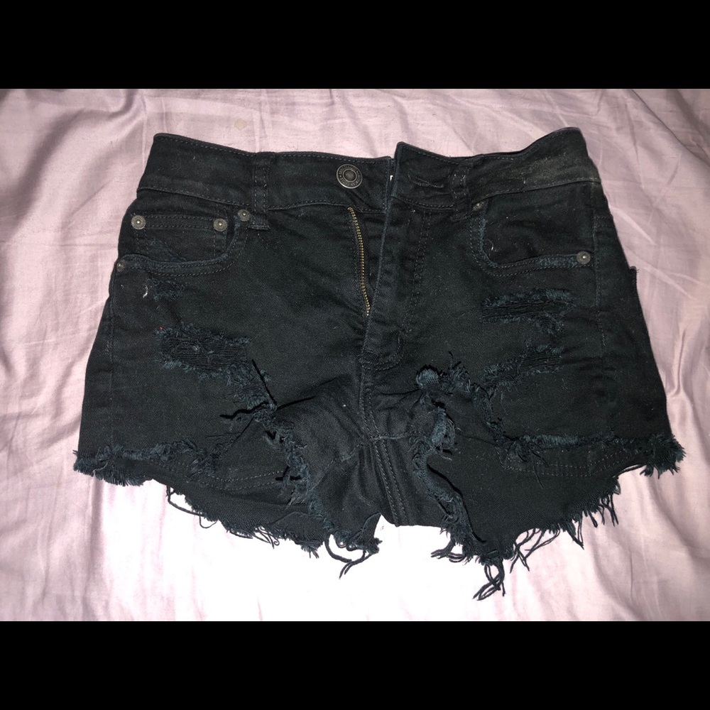 American Eagle High Wasted Jean Shorts